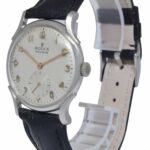 Rolex  Vintage Precision 4542 Steel Watch 17J -Fancy Lugs!