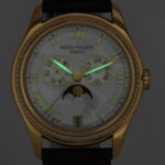 Patek Philippe Annual Calendar 18k Yellow Gold MOP Diamond 37mm Watch 4936J