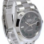 NEW Rolex Datejust 41 Steel Wimbledon Dial Oyster Watch Box/Papers '21  126300