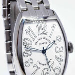 Franck Muller Casablanca Steel White Dial Mens Automatic Watch 5850