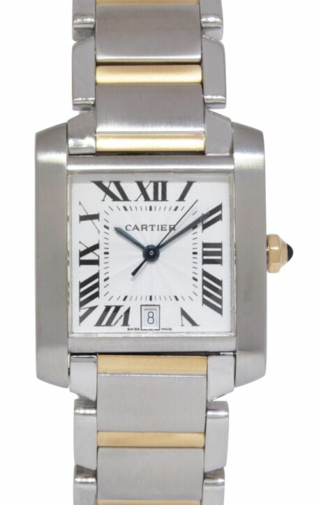 Cartier Tank Francaise Large 18k Yellow Gold/Steel Automatic Watch 2302