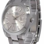 NOS Rolex Datejust 41 Steel Silver Dial Oyster Bracelet Watch B/P '23 126300