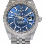 NEW Rolex Sky-Dweller 18k WG/Steel Blue Dial 42mm Jubilee Watch B/P '23 336934