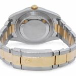 Rolex Datejust II Yellow Gold/Steel Ivory Diamond Mens 41mm Watch 116333