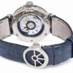 Breguet Marine 18k White Gold Blue Dial 40mm Automatic Watch +Cert 5517BB/Y2/9ZU