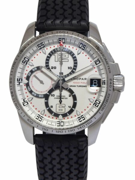 Chopard Mille Miglia GT XL Chronograph Steel White Dial 44mm Watch 16/8459