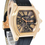 Cartier Roadster XL Chronograph 18k Rose Gold Brown Dial Men Watch W62042Y5 2848