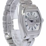 Cartier Roadster Stainless Steel Silver Arabic Dial Mens Automatic Watch 2510