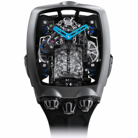 Jacob & Co. Bugatti Chiron Tourbillon Skeleton Titanium Watch B/P  BU200.20AB.AA