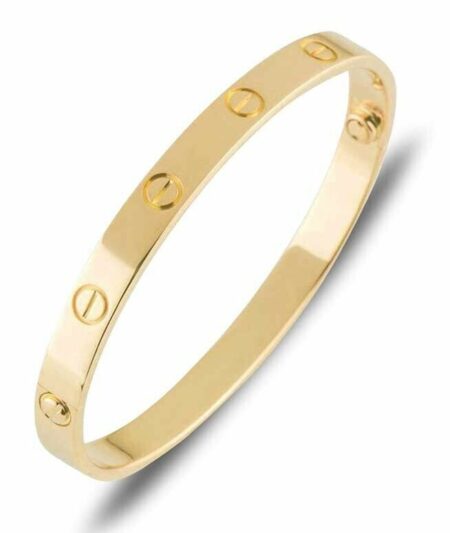 Cartier Love Bracelet Size 16cm 18k Yellow Gold & Papers '15 B6035516