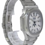Patek Philippe Nautilus Steel Annual Calendar White Dial Watch B/P '17 5726/1A