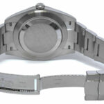 Rolex Datejust II Steel & 18k White Gold Bezel Diamond Dial 41mm Watch 116334