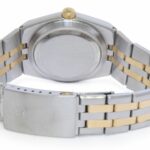 Rolex Datejust Oysterquartz 18k Yellow Gold/Steel Diamond Dial 36mm Watch 17013