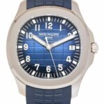 NEW Patek Aquanaut Blue 20th Anniversary 18k White Gold Watch Box/Papers 5168G