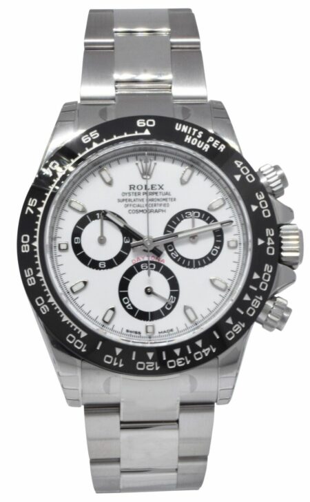 NOS Rolex Daytona Chronograph Steel & Ceramic Watch Box/Papers '21 116500LN