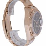 NOS Rolex Sky-Dweller 18k Everose Gold Chocolate Dial Watch B/P 20' 326935