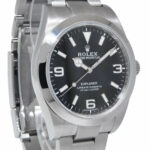 Rolex Explorer Steel Black Dial MK2 Mens 39mm Watch Box/Papers 2020 214270