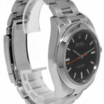 Rolex Milgauss Stainless Steel Black Dial Oyster Bracelet Watch 116400