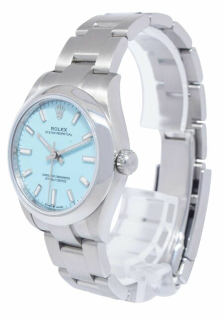 Rolex Oyster Perpetual 31 Steel Turquoise Dial Ladies Watch B/P '22 277200