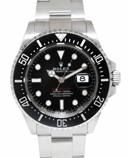 Rolex Red Sea-Dweller 50th Steel/Ceramic Black Dial 43mm Watch B/P '21 126600