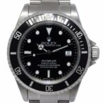 Rolex Sea-Dweller Date Stainless Steel Black Dial/Bezel Mens 40mm Watch Z 16600