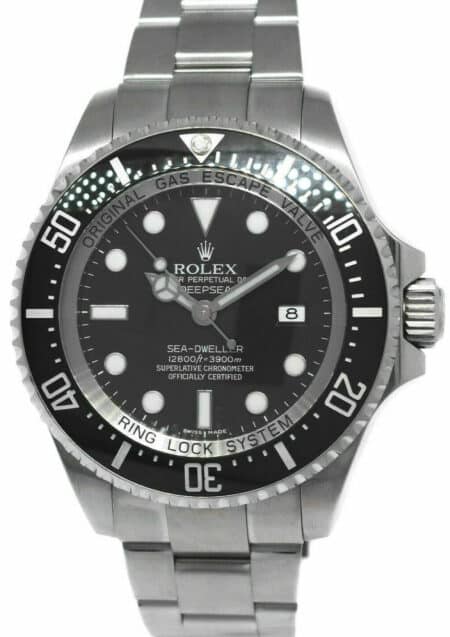Rolex Sea-Dweller Deepsea Steel & Ceramic Black Mens 44mm Dive Watch V 116660