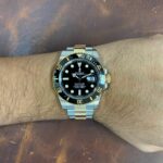 Rolex Submariner Date 18k Gold/Steel Ceramic Black 41mm Watch +Card '21 126613