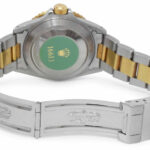 Rolex Submariner Date 18k Yellow Gold/Steel Mens 40mm Blue Watch B/P A 16613