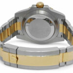 Rolex Submariner Date 18k YG Steel Ceramic Black Mens 40mm Watch B/P '18 116613