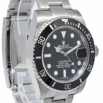 Rolex Submariner Date 40mm Steel Black Dial Ceramic Bezel Mens Watch 116610