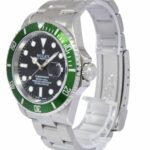Rolex Submariner Date Kermit Green Bezel Steel Mens 40mm Watch F 16610