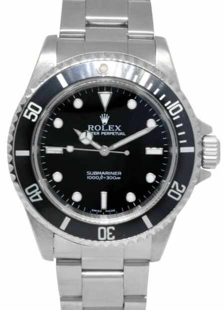 Rolex Submariner No Date Steel Black Dial /Insert 40mm Oyster Watch P 14060