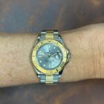 Rolex Yacht-Master 18k Yellow Gold/Steel Rhodium Dial Ladies 35mm Watch U 68623