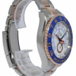Rolex Yacht-Master II 18k RG/Steel Cerachrom White Dial Watch '16 B/P 116681