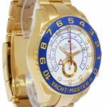 Rolex Yacht-Master II 18k YG White Dial Ceramic 44mm Watch+ Card V 09' 116688
