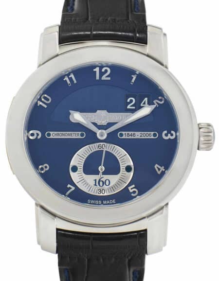 Ulysse Nardin 160th Anniversary 18k White Gold Mens Watch 1600-100 Box/Papers