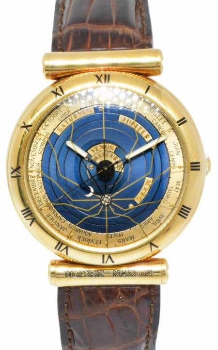 Ulysse Nardin Planeterium Copernicus 18k Yellow Gold Blue Dial 801-22