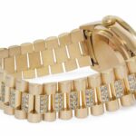 Rolex Day-Date President 18k Yellow Gold Diamond Dial/Bezel/Bracelet Watch 18238