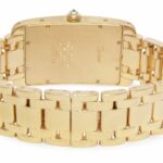 Cartier Tank Americaine Large 18k Yellow Gold Diamond Bezel Automatic Watch 1737
