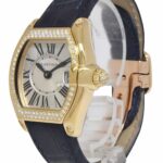 Cartier Roadster 18k Yellow Gold Diamond Ladies Watch +Service WE500160 2676