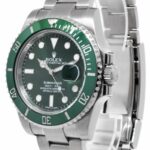 Rolex Submariner Date "Hulk" 40mm Steel Ceramic Green Dial Mens Watch B/P 116610