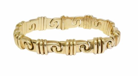 Bvlgari Interlocking 18k Yellow Gold Ladies Bracelet