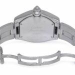 Cartier Roadster GMT XL Steel Silver Dial & Diamond Bezel Automatic Watch 2722