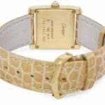 Cartier Tank Francaise 18k Yellow Gold Diamond Bezel Ladies Midsize Watch 2466