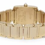 Cartier Tank Francaise Small 18k Yellow Gold Diamond Ladies Watch 1820