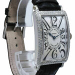 Franck Muller Long Island 18k White Gold Diamond Ladies Quartz Watch 950 QZ