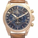 Omega De Ville Chronoscope GMT 18k Rose Gold 44mm Watch Box 422.53.44.52.13.001