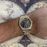 Rolex Masterpiece Day-Date Tridor 18k Gold Tahitian MOP Diamond 39mm Watch 18948