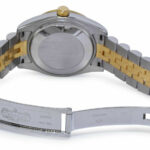 Rolex Datejust 18k Yellow Gold/Steel & Diamond Silver Dial 31mm Watch G 178313