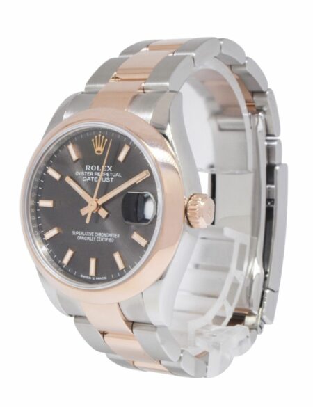Rolex Datejust 31 18k Rose Gold/Steel Rhodium Dial Ladies Watch 278241